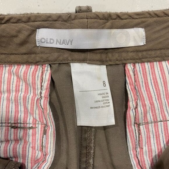 Old Navy Distressed Cotton Mini Skirt, Beige, Size 8 - Picture 12 of 12